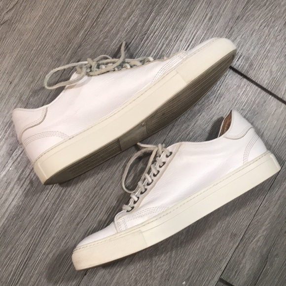 Wings + Horns All White Low-Top Leather Sneaker Leather Laces EU 39 - Picture 8 of 10